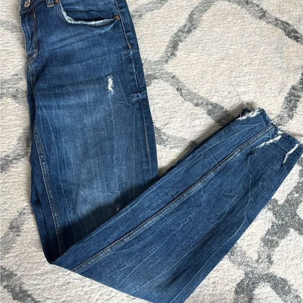 Zara Distressed Skinny Jeans